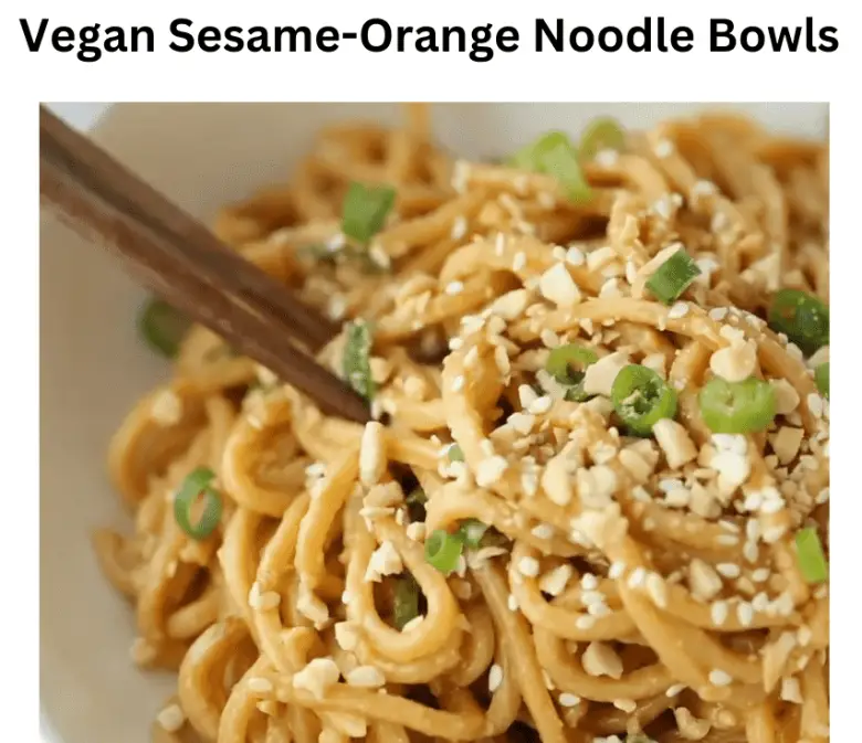 Keto Sesame-Orange Noodles